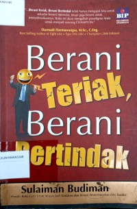 Image of Berani teriak, berani bertindak