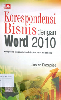 Korespondensi bisnis dengan word 2010